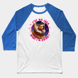 Space Dog Baseball T-Shirt